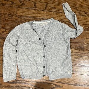 Zara Light Gray Knit Cardigan